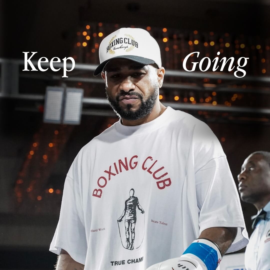 THE HARD WORK BEATS TALENT TEE // WHITE