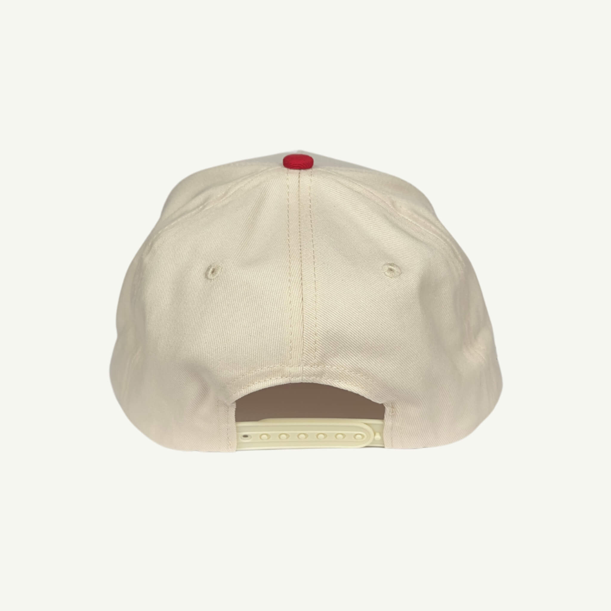 THE SIGNATURE SNAPBACK // RED & CRÉME