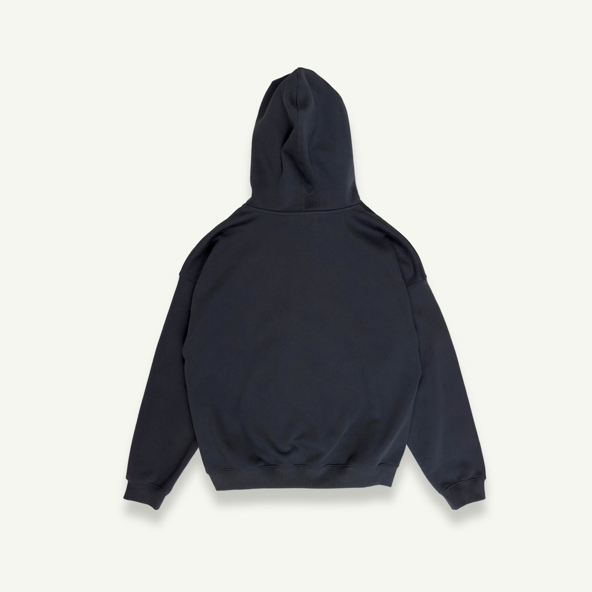 THE LAUREL WREATH FLEECED HOODIE // VINTAGE BLACK