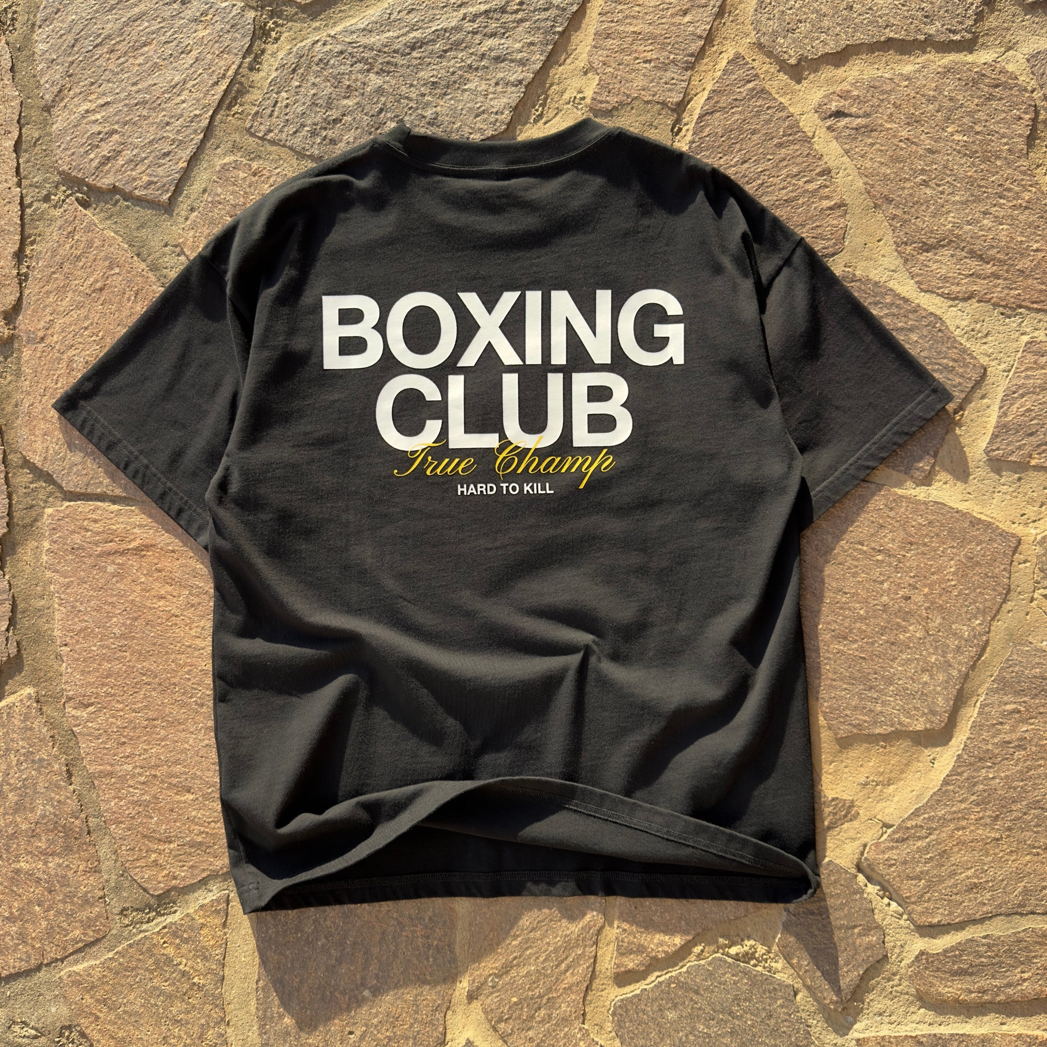 THE BOXING CLUB OVERSIZED TEE // BLACK