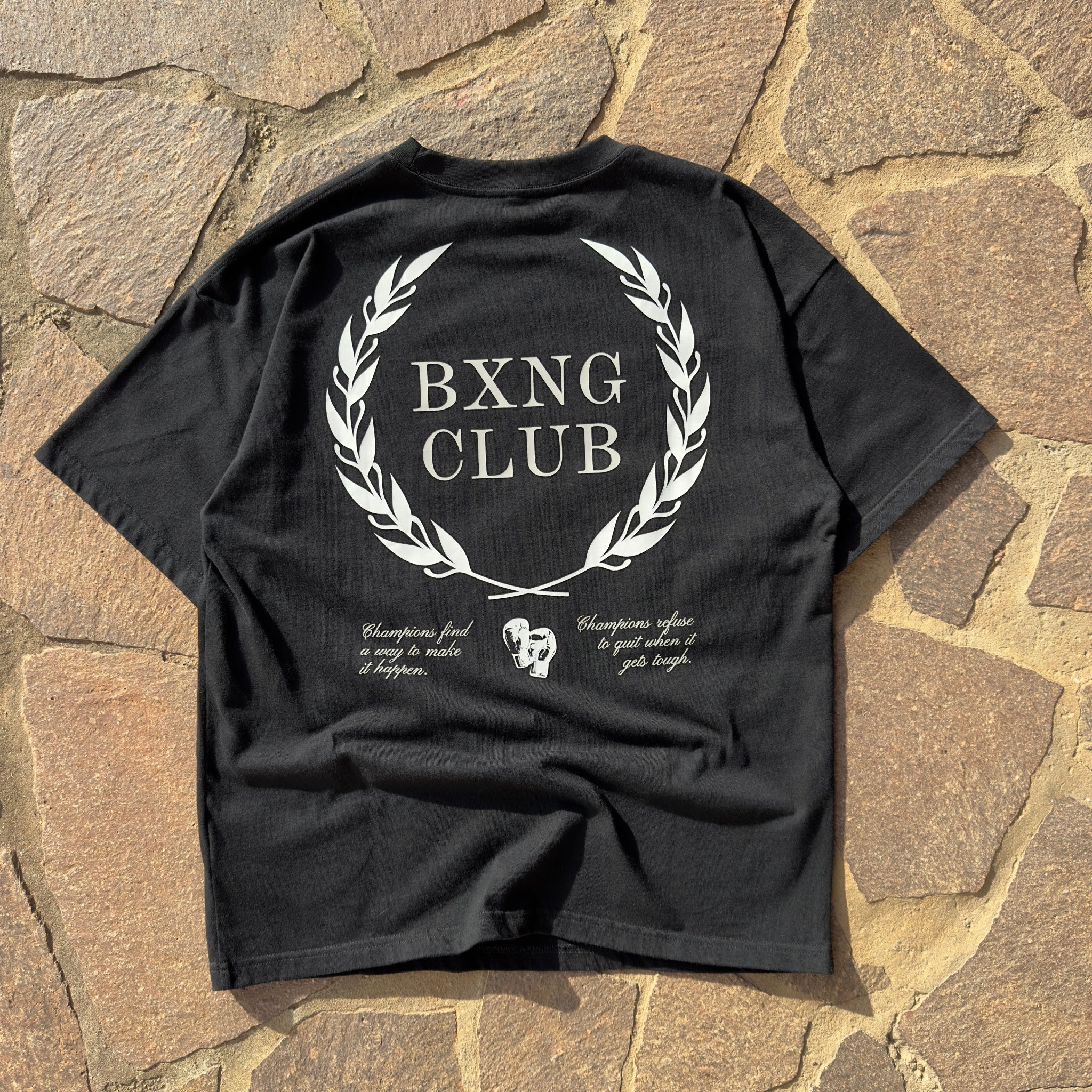 THE BXNG CLUB OVERSIZED TEE // BLACK