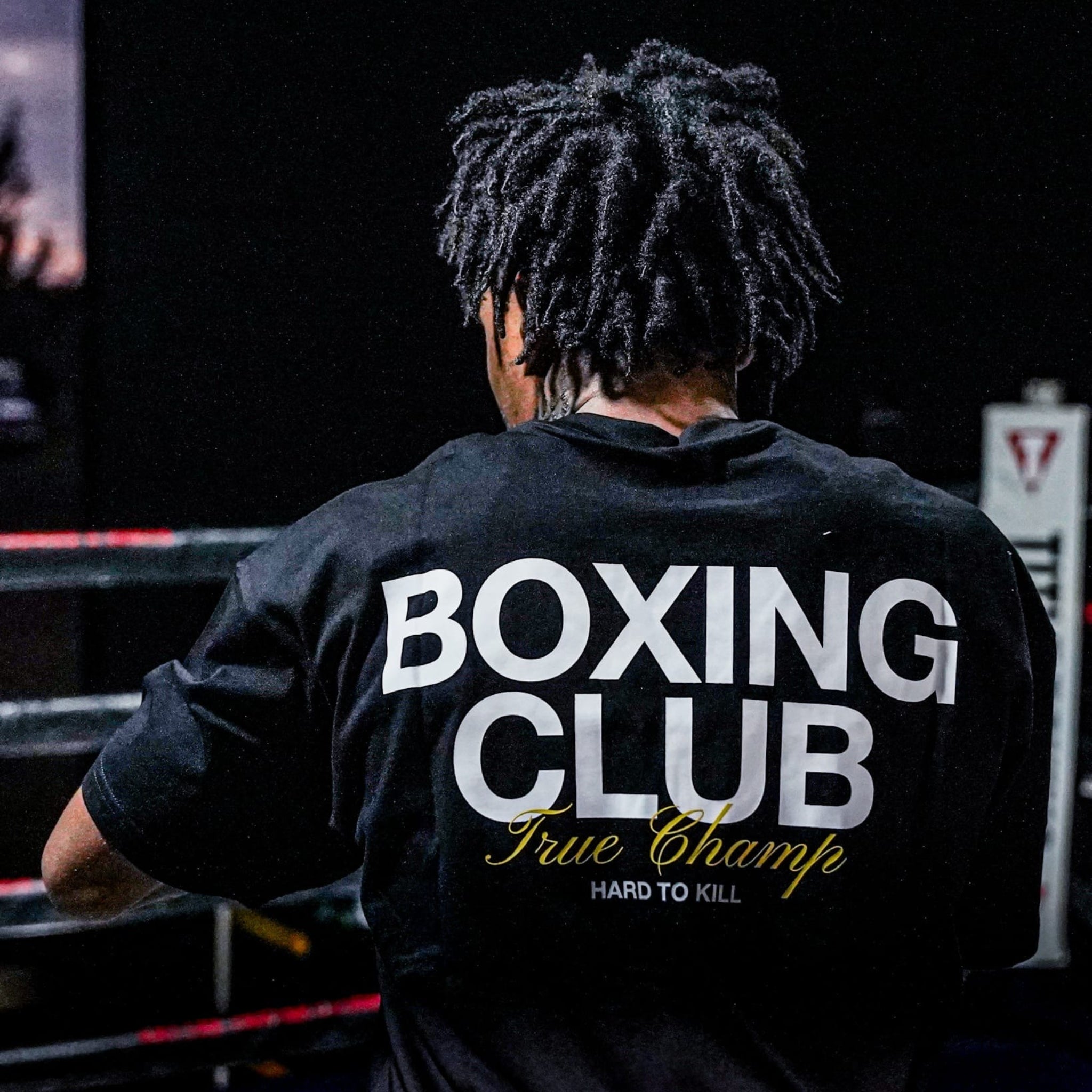 THE BOXING CLUB OVERSIZED TEE // BLACK