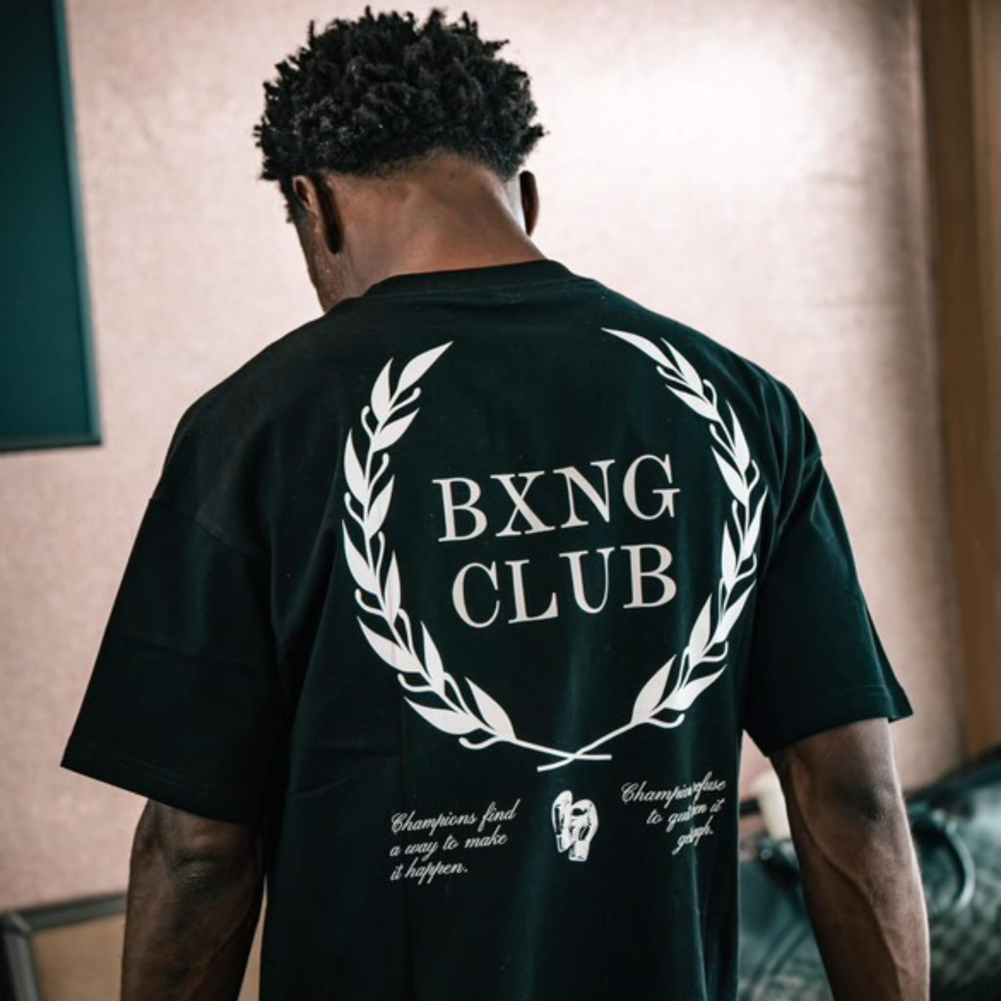 THE BXNG CLUB OVERSIZED TEE // BLACK